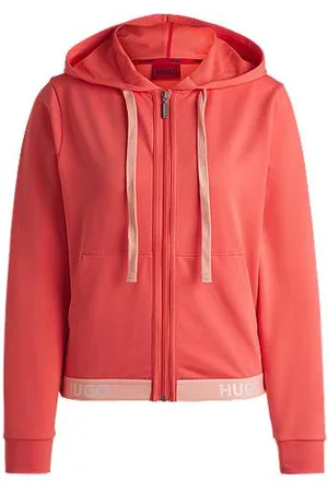 HUGO BOSS Bluza z kapturem, o regularnym kroju, z logo w talii