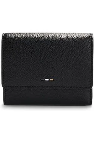 HUGO BOSS Składane etui na karty ze sztucznej skóry z wytłoczonym logo