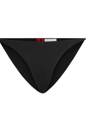 HUGO BOSS Dół od bikini z kontrastowym wiązaniem z logo