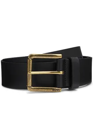 HUGO BOSS Pasek skórzany z klamrą z logo