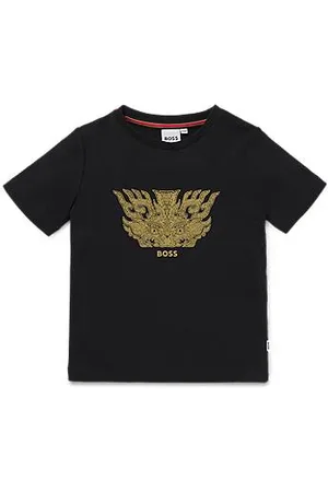 HUGO BOSS X Creation of the Gods — bawełniana koszulka Taotie