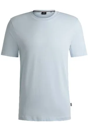 HUGO BOSS Koszulka z bawełnianego dżerseju z detalem z logo