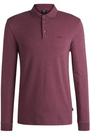 HUGO BOSS Koszulka polo z bawełny interlock ozdobiona wyszywanym logo