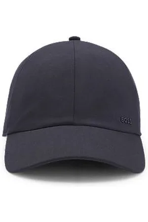 HUGO BOSS Czapka z daszkiem z aksamitnego diagonalu z literowym logo