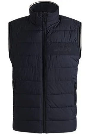 HUGO BOSS Hydrofobowa kamizelka ze stonowanym logo