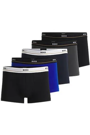 HUGO BOSS Pięciopak bokserek z bawełny ze stretchem z logo na ściągaczu