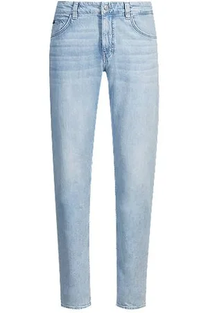 HUGO BOSS Jeansy Maine o regularnym kroju z niebieskiego denimu z mechanicznym stretchem