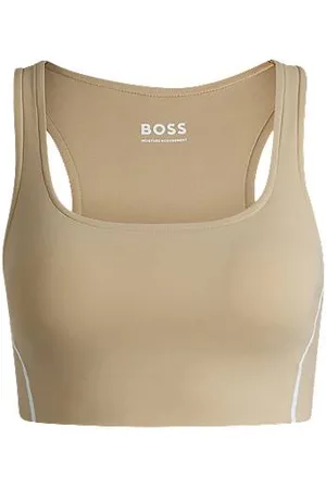 HUGO BOSS Techniczny biustonosz sportowy z wyjmowanymi usztywnieniami