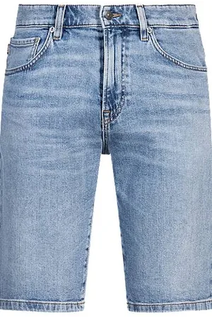 HUGO BOSS Szorty Maine o regularnym kroju z komfortowego niebieskiego denimu ze stretchem