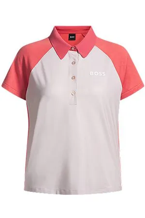 HUGO BOSS Koszulka polo w bloki kolorystyczne ozdobiona logo