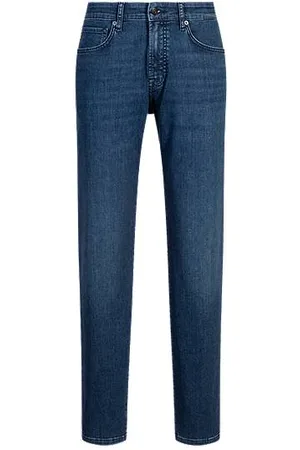 HUGO BOSS Jeansy Maine o regularnym kroju z miękkiego niebieskiego denimu