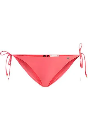 HUGO BOSS Dół od bikini wiązany po bokach z filtrem przeciwsłonecznym SPF 50
