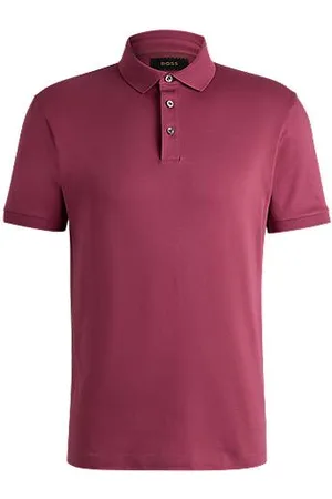 HUGO BOSS Koszulka polo o regularnym kroju z włoskiej merceryzowanej bawełny