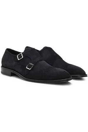 HUGO BOSS Zamszowe buty typu monk