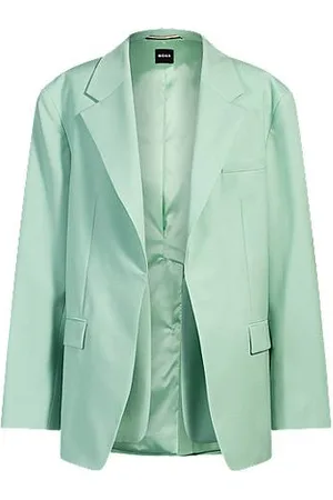 HUGO BOSS Marynarka o kroju oversize z wełny dziewiczej
