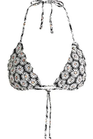 HUGO BOSS Góra od bikini typu halterneck z marszczonym brzegiem