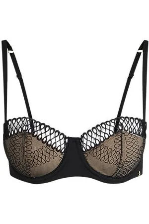 HUGO BOSS Balkonetka z przelotkami