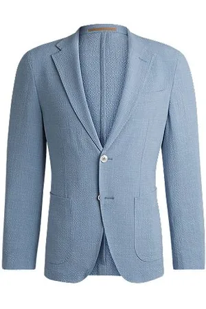 HUGO BOSS Marynarka o wąskim kroju z kory z mieszanki wełny z domieszką jedwabiu