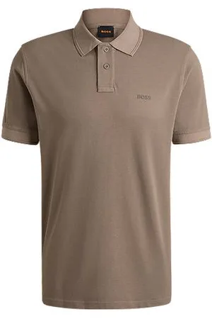 HUGO BOSS Koszulka polo z bawełnianej piki z nadrukowanym logo