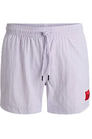 HUGO BOSS Szorty kąpielowe z pełną podszewką i taśmą z logo „red”