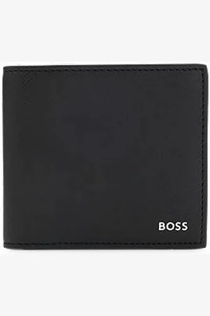 HUGO BOSS Składany portfel z charakterystycznymi detalami
