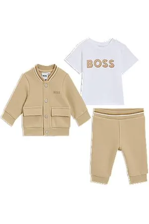 HUGO BOSS Trzyczęściowy dres niemowlęcy w opakowaniu upominkowym