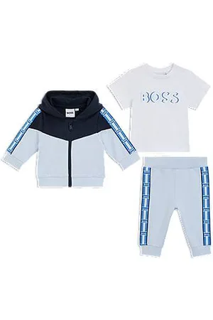 HUGO BOSS Trzyczęściowy dres niemowlęcy w opakowaniu upominkowym