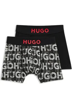 HUGO BOSS Dwupak dziecięcych bokserek z elastycznej bawełny