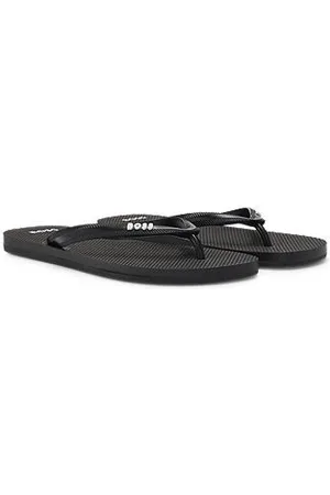 HUGO BOSS Japonki z markowym paskiem