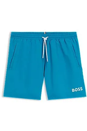 HUGO BOSS Szybkoschnące szorty kąpielowe z kontrastowymi detalami