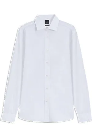 HUGO BOSS Koszula o wąskim kroju BECKHAM x z bawełnianej popeliny