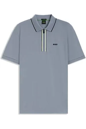 HUGO BOSS Koszulka polo o wąskim kroju z szybkoschnącej bawełny ze stretchem