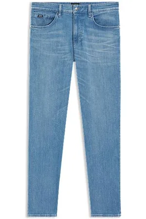 HUGO BOSS Jeansy Maine o regularnym kroju z komfortowego niebieskiego denimu ze stretchem