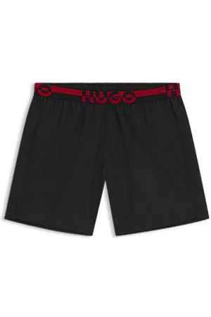HUGO BOSS Szorty kąpielowe z paskiem z logo