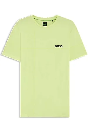HUGO BOSS Odprowadzająca wilgoć koszulka sportowa o wąskim kroju, z elastycznego dżerseju