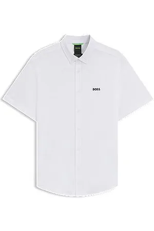 HUGO BOSS Koszula o regularnym kroju z dynamicznego bawełnianego dżerseju