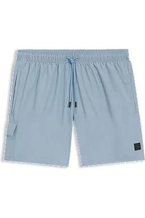 HUGO BOSS Szorty kąpielowe z kieszenią cargo i naszywką z logo
