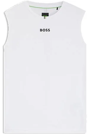 HUGO BOSS Funkcjonalna koszulka na ramiączkach, z elastycznego materiału, z paskami z tyłu