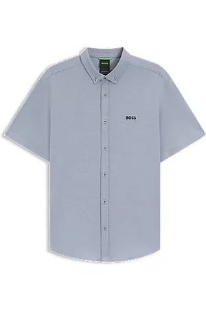 HUGO BOSS Koszula o regularnym kroju z dynamicznego bawełnianego dżerseju