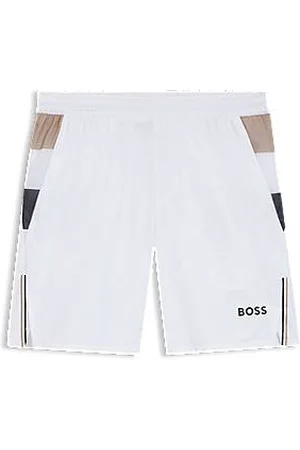 HUGO BOSS Szorty do tenisa z elastycznej tkaniny odprowadzającej wilgoć
