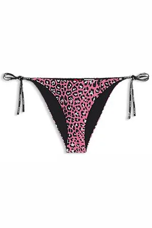 HUGO BOSS Dół od bikini z wiązaniami z logo