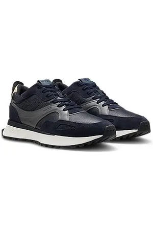 HUGO BOSS Buty sportowe ze skóry anilinowej, z wygodną podeszwą