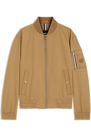 HUGO BOSS Hydrofobowa kurtka z monogramami Double B
