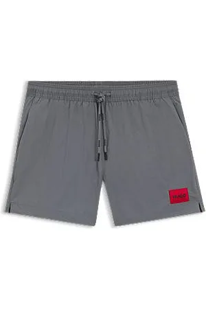 HUGO BOSS Szorty kąpielowe z pełną podszewką i taśmą z logo „red”