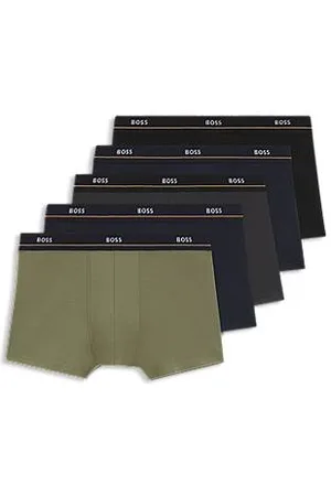 HUGO BOSS Pięciopak bokserek z bawełny ze stretchem z logo na ściągaczu
