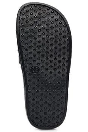 HUGO BOSS Dziecięce klapki z kontrastowym logo