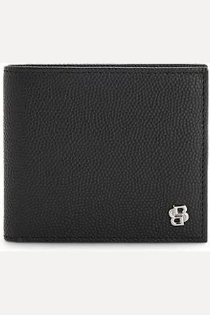 HUGO BOSS Skórzany portfel i etui na karty z monogramami Double B