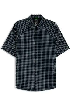 HUGO BOSS Koszula o regularnym kroju z dzianinowej bawełny piqué