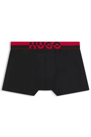 HUGO BOSS Trzypak bokserek z mieszanki modalu z logo na ściągaczu