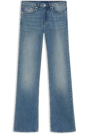 HUGO BOSS Jeansy w kolorze Atlantic-blue z rozszerzanymi nogawkami z komfortowego denimu ze stretchem